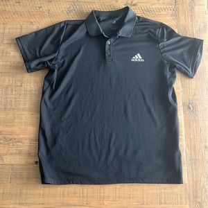 ADIDAS Mens Black Polo